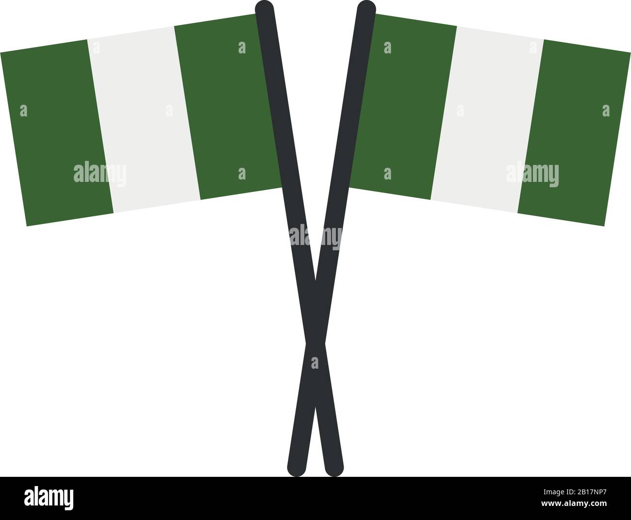 Nigeria Flag Illustrated In Vector On White Background Stock Vector nigeria-flag-illustrated-in-vector-on-white-background-stock-vector
