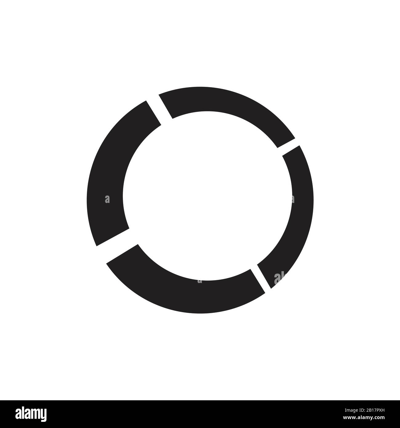 circle geometric frame logo vector dimensional design Stock Vector