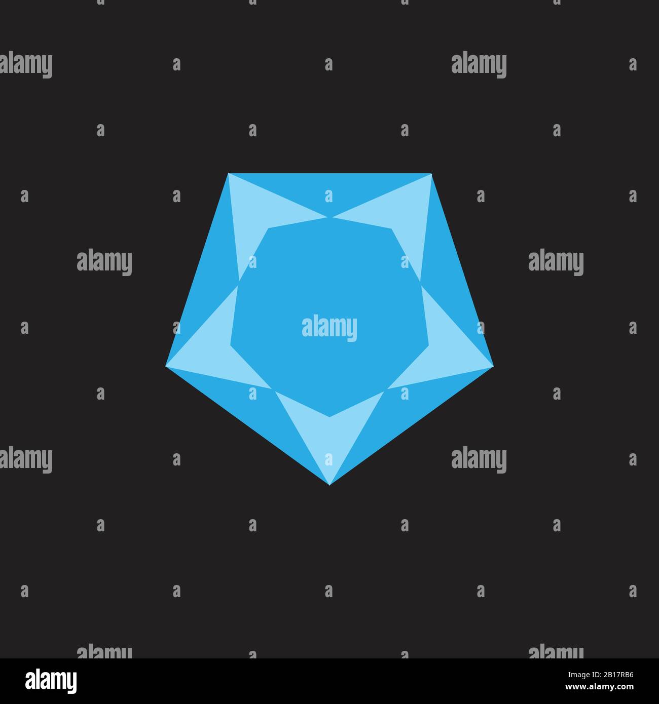 stars arrows blue diamond symbol logo Stock Vector Image & Art - Alamy