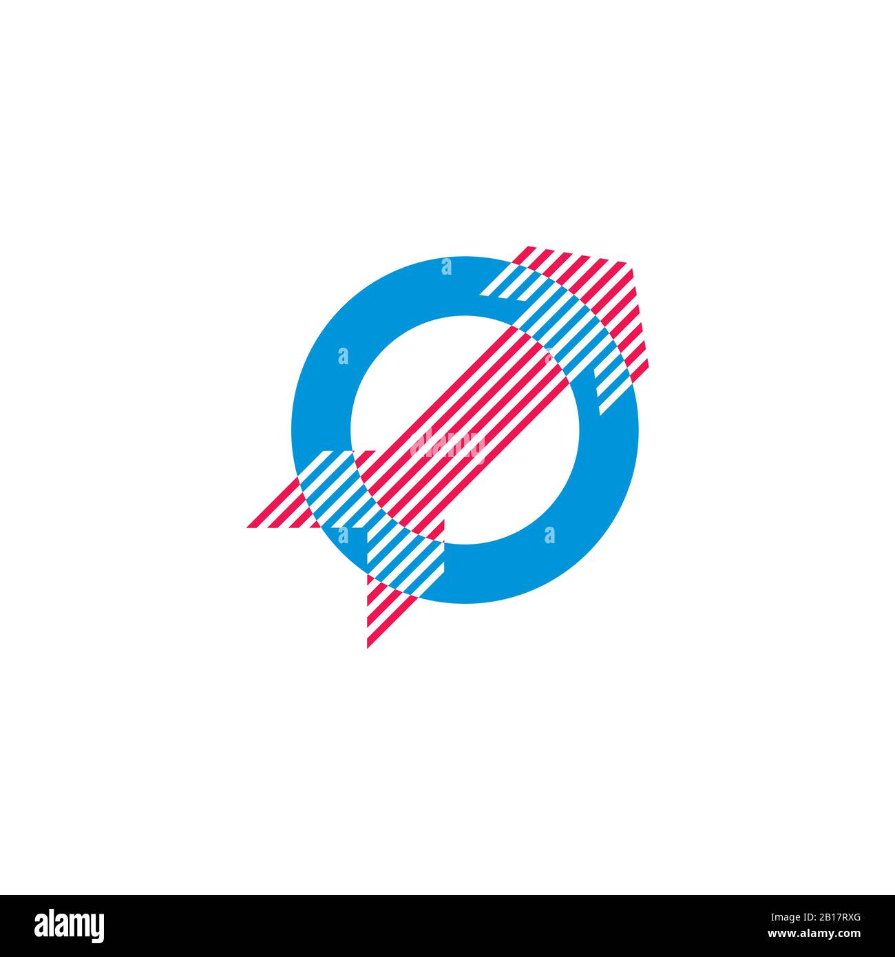 stripes linked circle arrows fast logo vector Stock Vector Image & Art ...