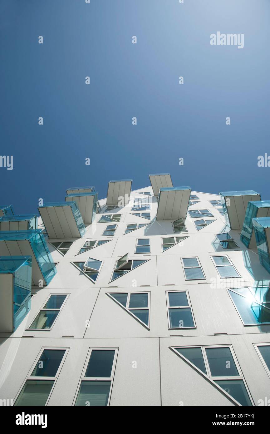 Residential building Isbjerget, Aarhus, Denmark Stock Photo