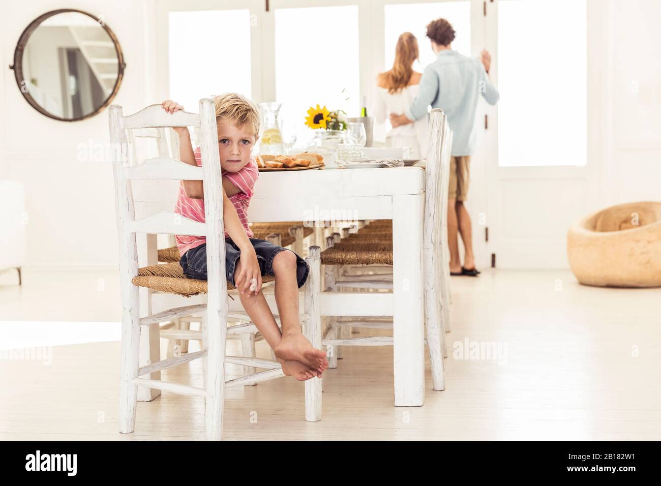 Boy In Dining Room High Resolution Stock Photography and Images - Alamy