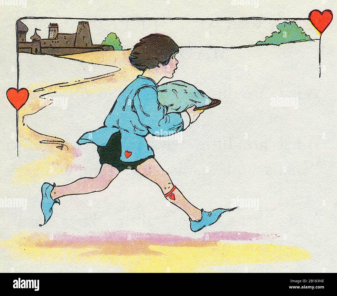 The Knave of Hearts He stole the tarts And took them clean away The