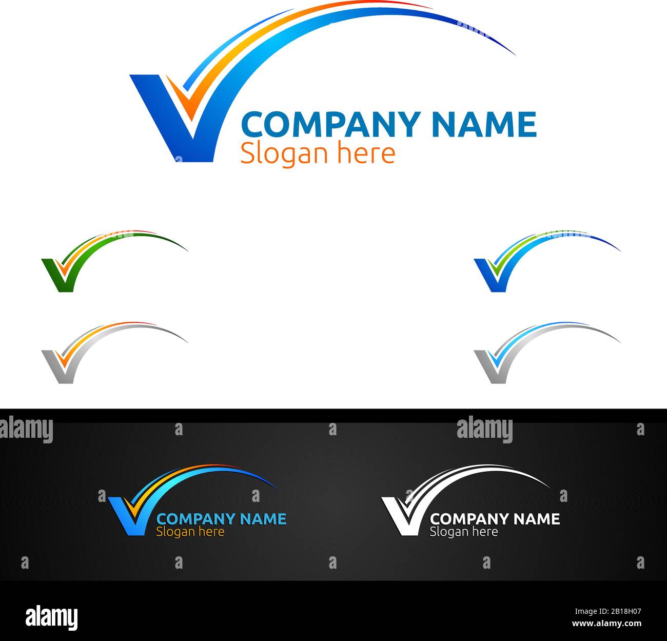 Letter V for Digital Vector Logo, Marketing, Financial, Advisor or