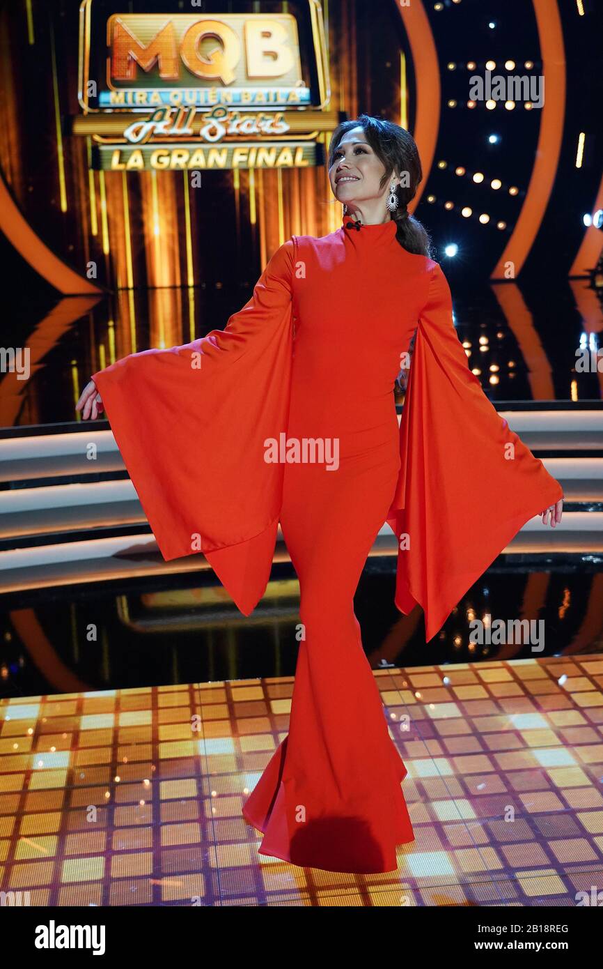 MIAMI, FL - FEB 23: Bianca Marroquin is seen during UnivisionÕs Mira