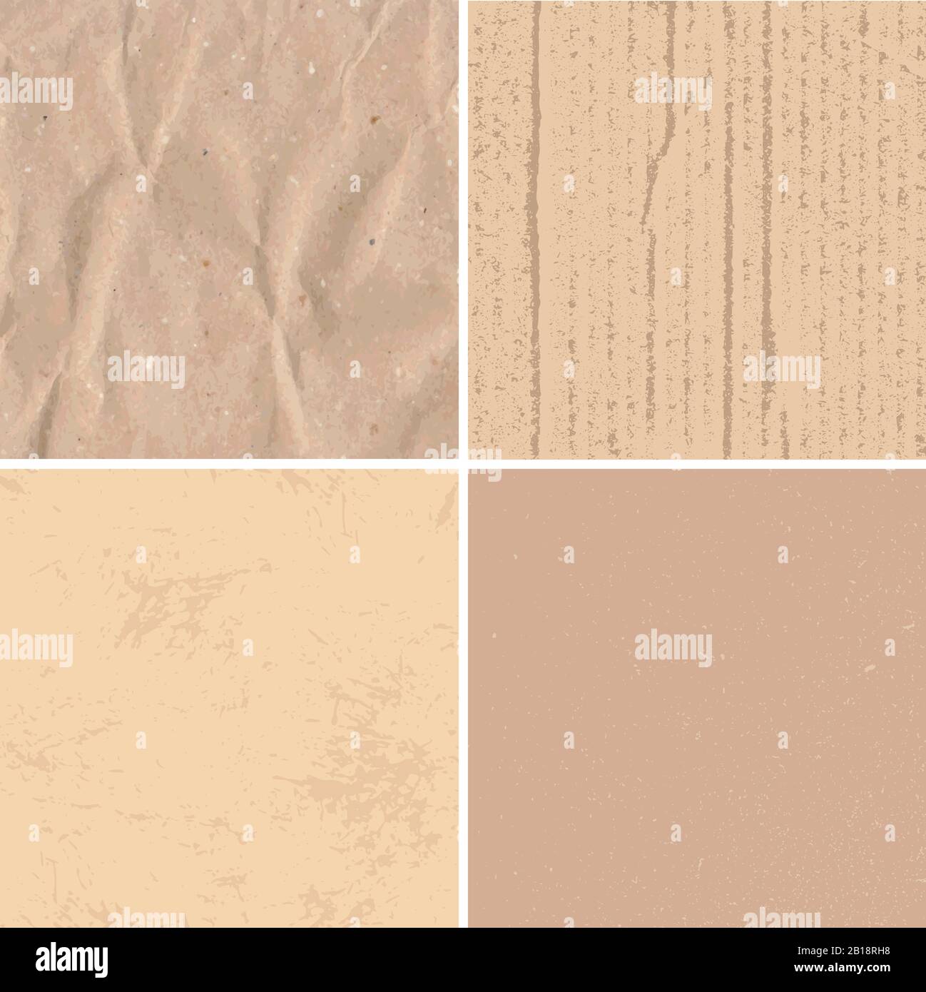 Vintage paper texture. Retro textured brown papers, craft cardboard and