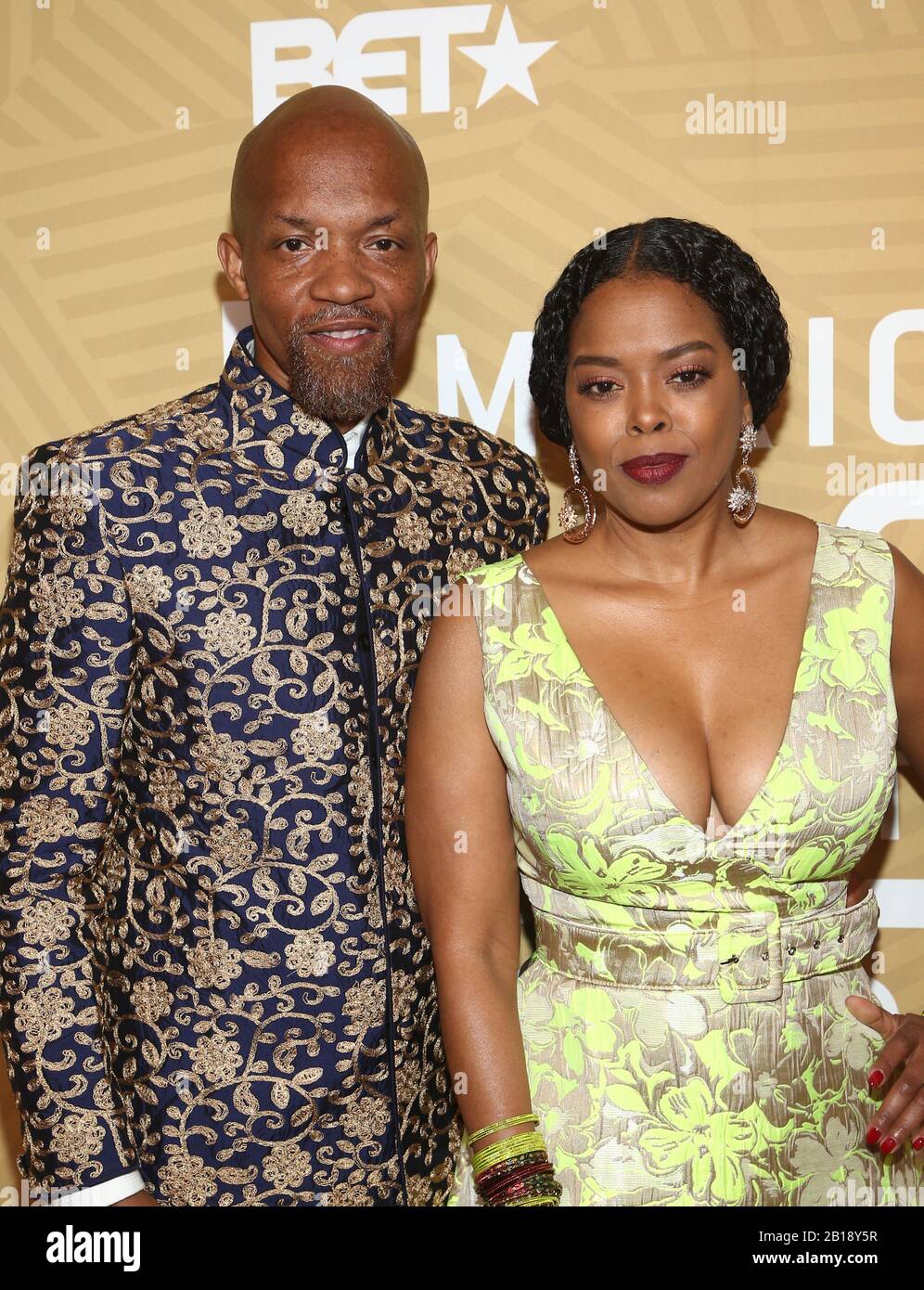 Beverly Hills, Ca. 23rd Feb, 2020. Tariq Walker, Malinda Williams, at