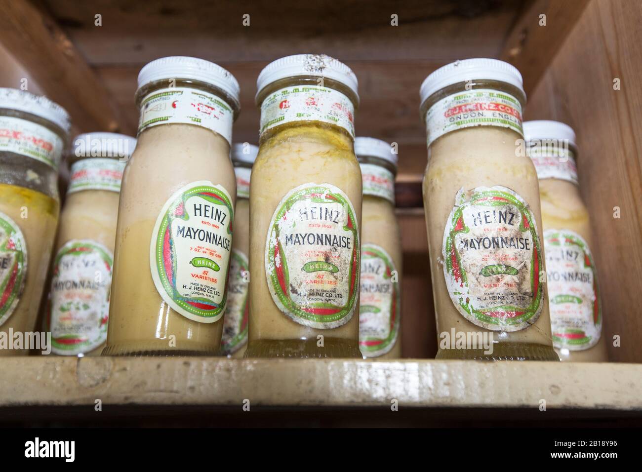 Old Heinz Mayonnaise in Station W, an old British scientific research