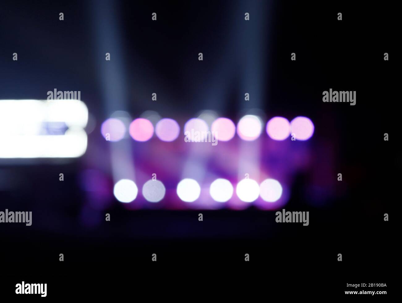 The stage lighting, bokeh Stock Photo