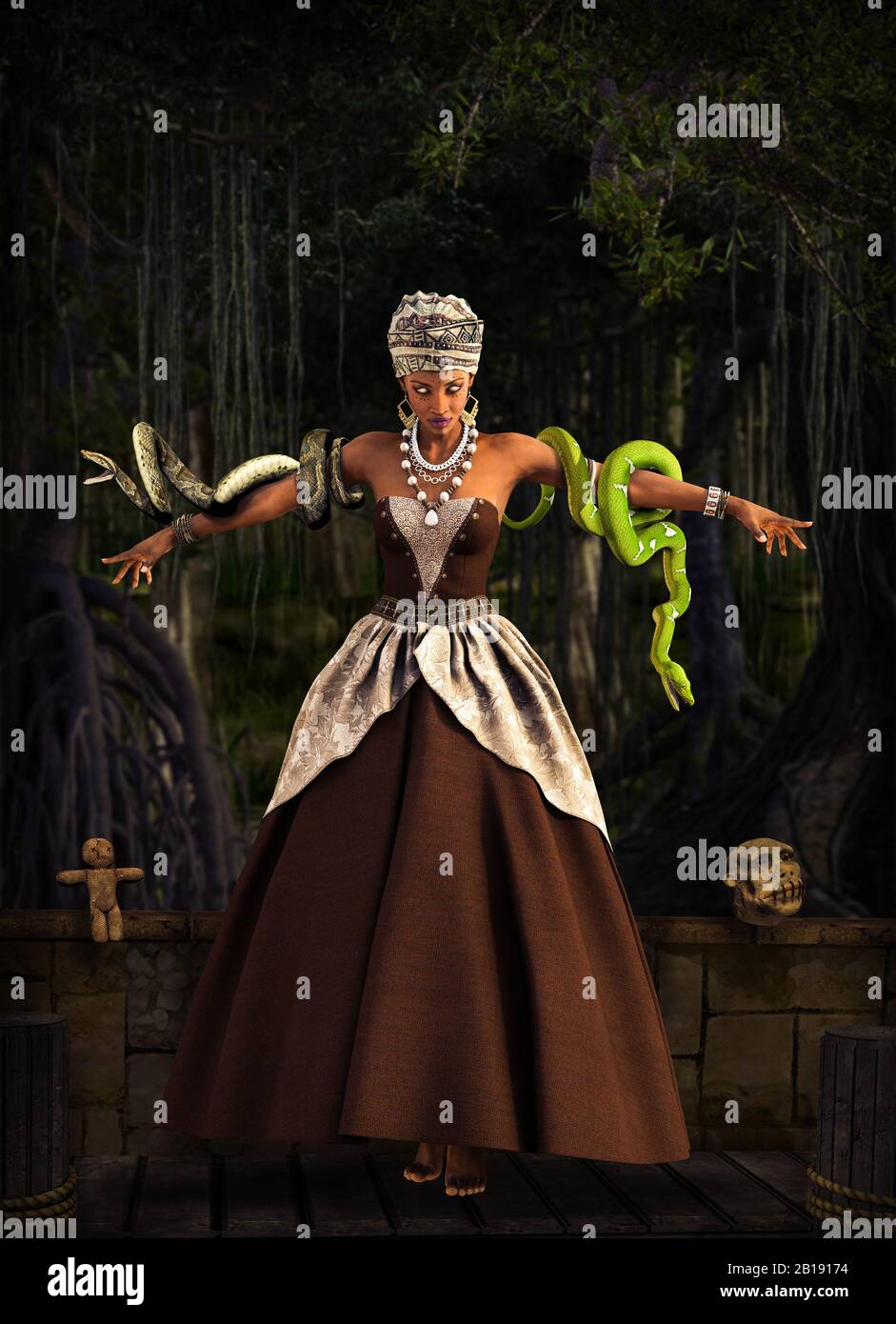Voodoo queen hi-res stock photography and images - Alamy