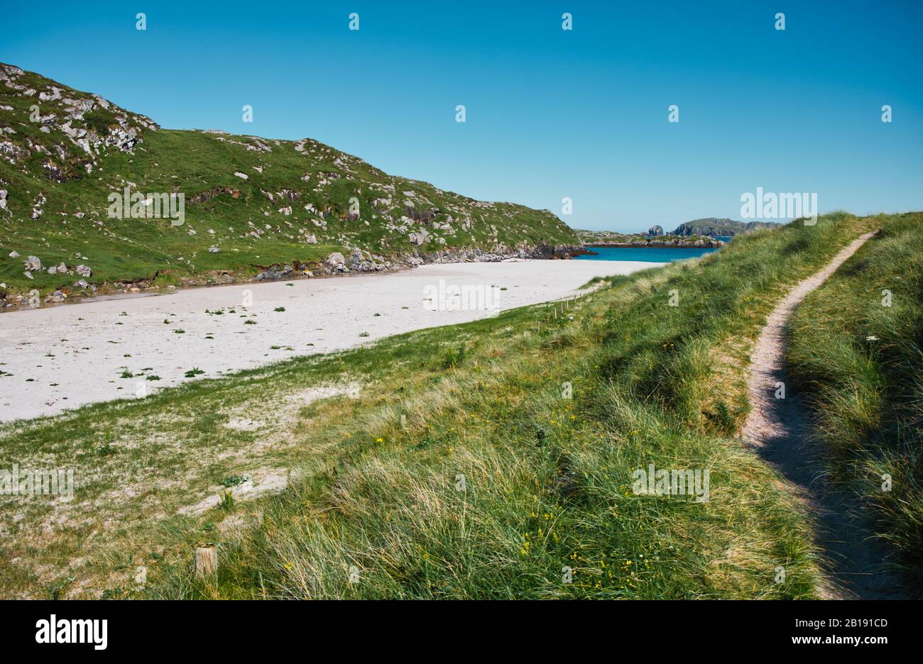 Bostadh Beach, Great Bernera, Isle of Lewis, Outer Herides, Scotland Stock Photo