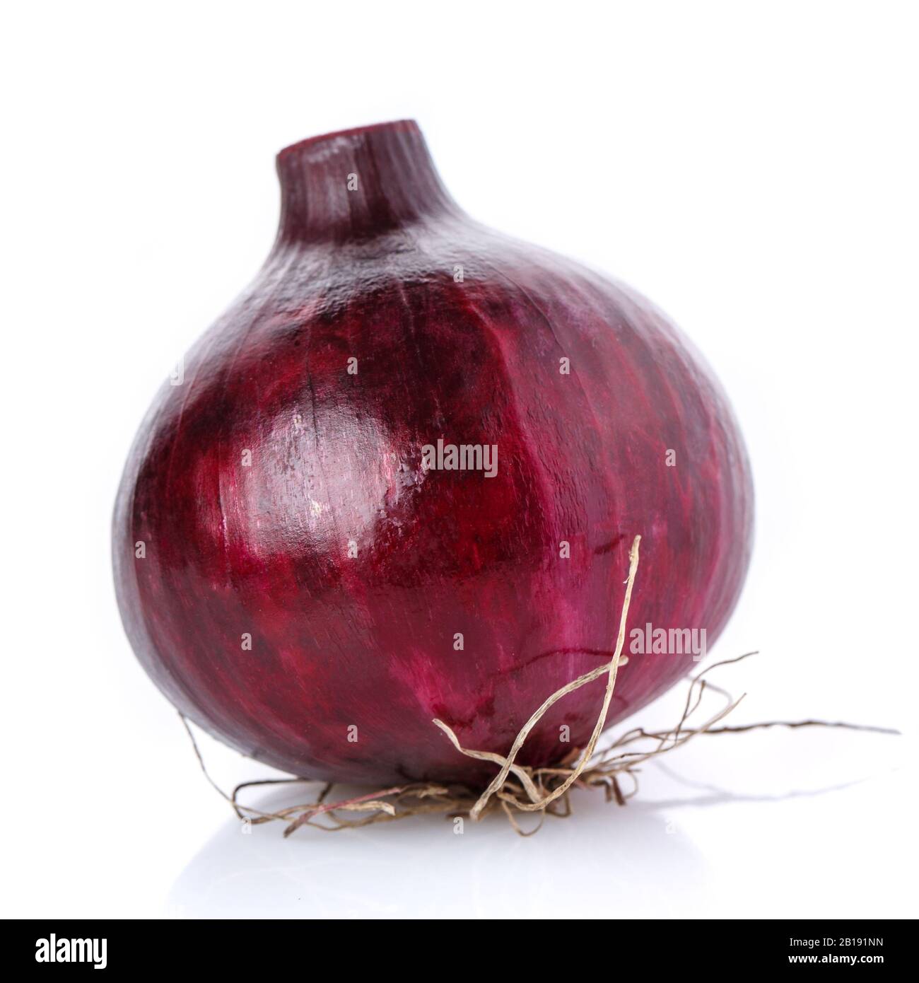 Red onions isolated on white background. Collection. Stock Photo