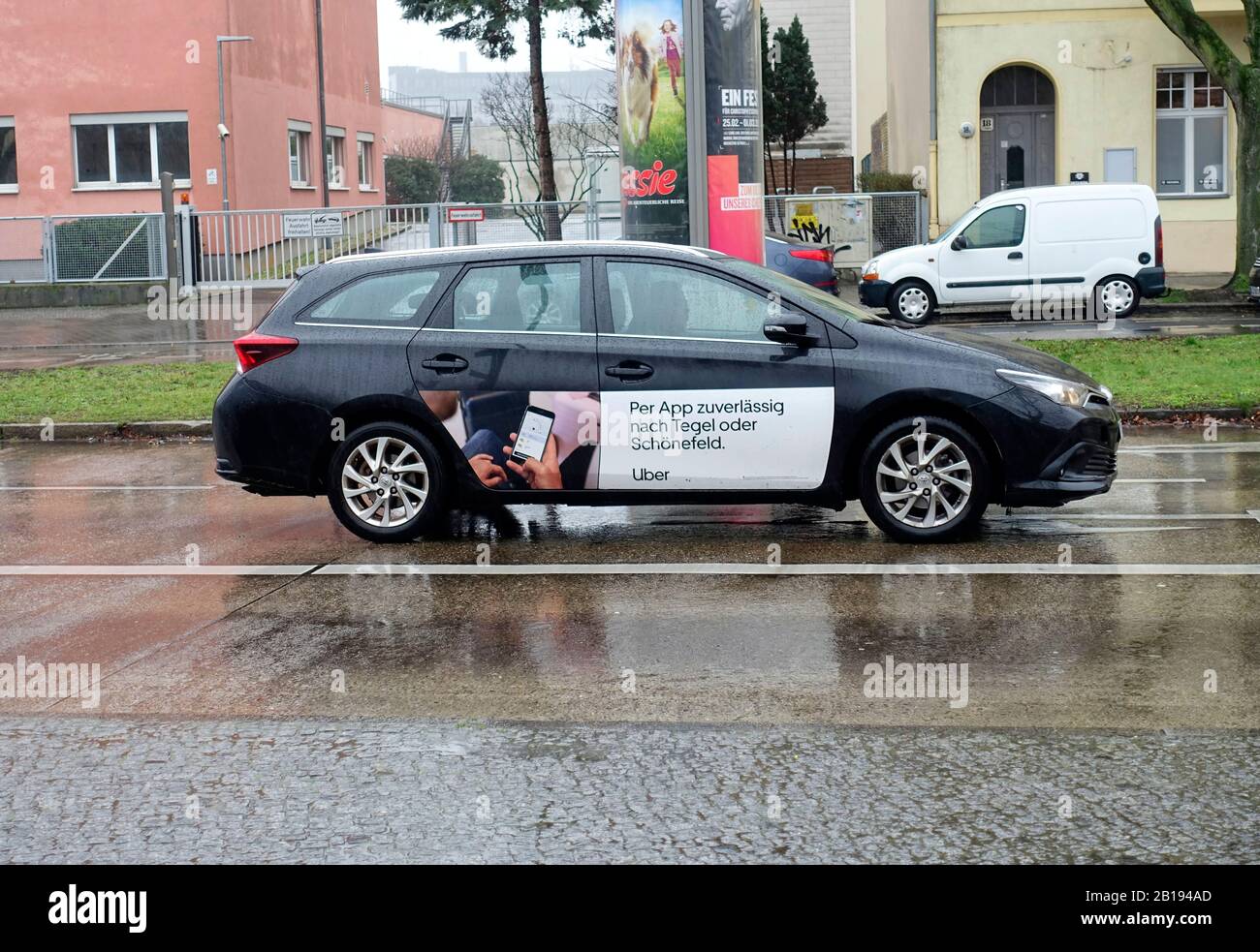 Uber car in Berlin Stock Photo - Alamy