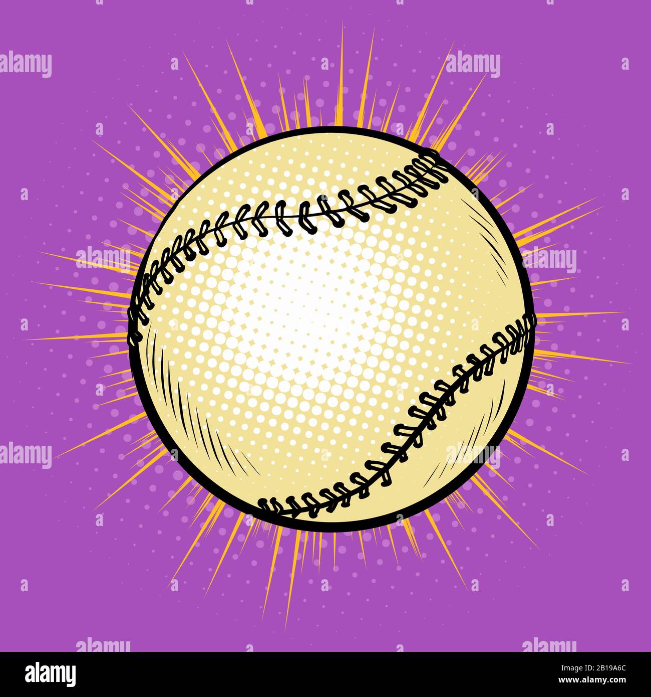 Baseball and tennis ball Stock Vector Image & Art Alamy