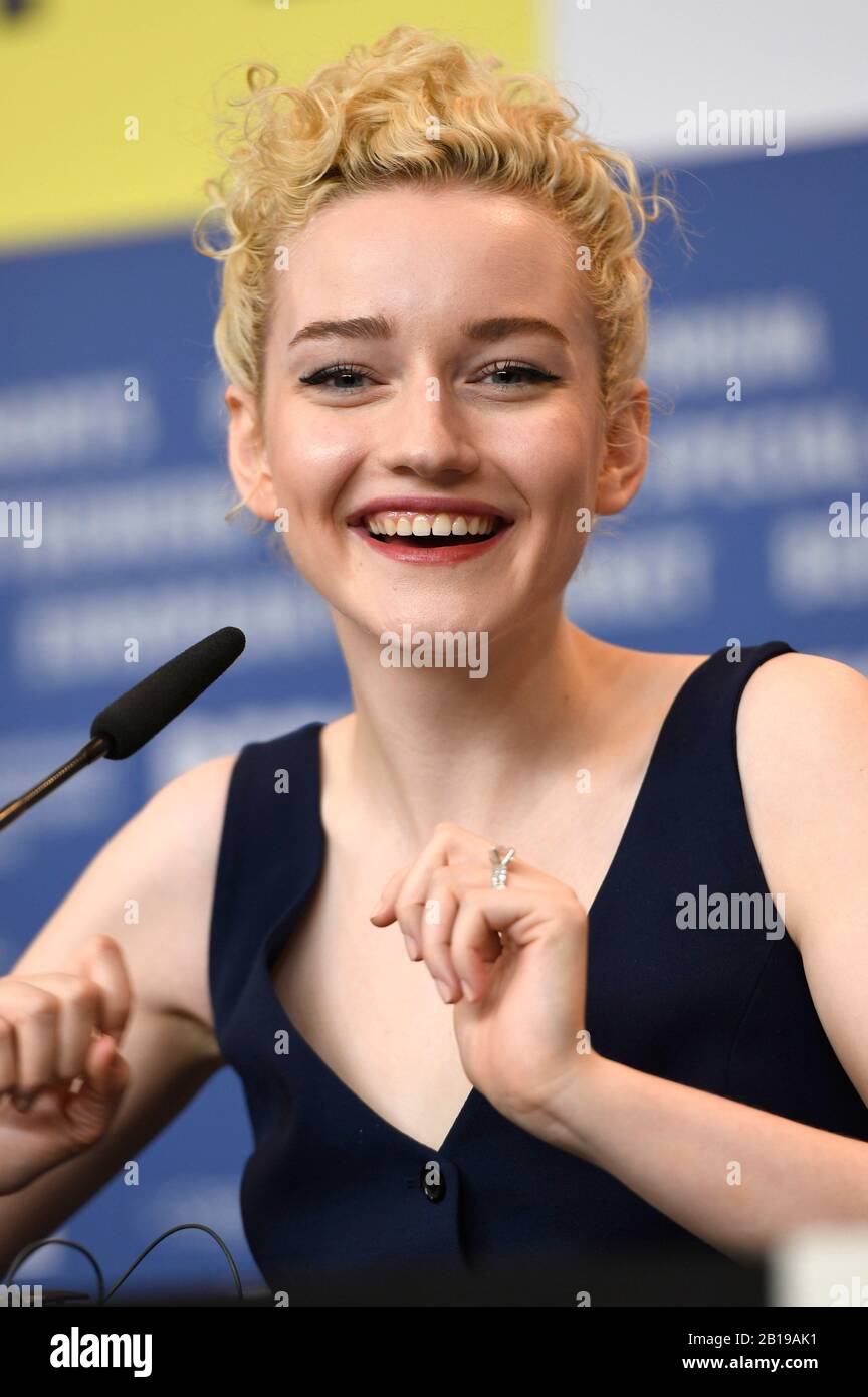 Berlin, Germany. 23rd Feb, 2020. Julia Garner at the press conference for 'The Assistant' at the Berlinale 2020/70th Berlin International Film Festival at the Hotel Grand Hyatt. Berlin, February 23, 2020 | usage worldwide Credit: dpa picture alliance/Alamy Live News Stock Photo