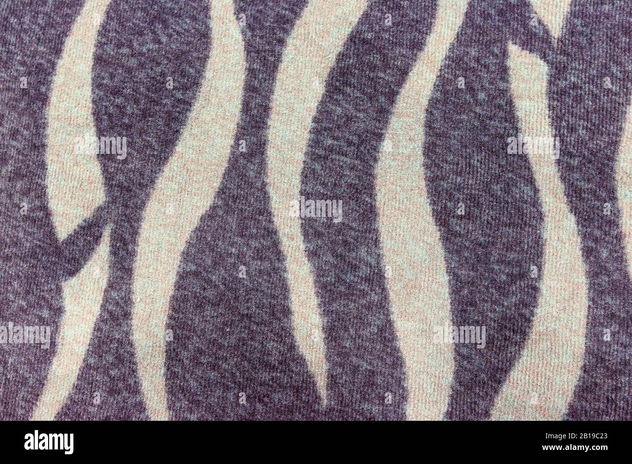 Patterned blue carpet background texture Stock Photo
