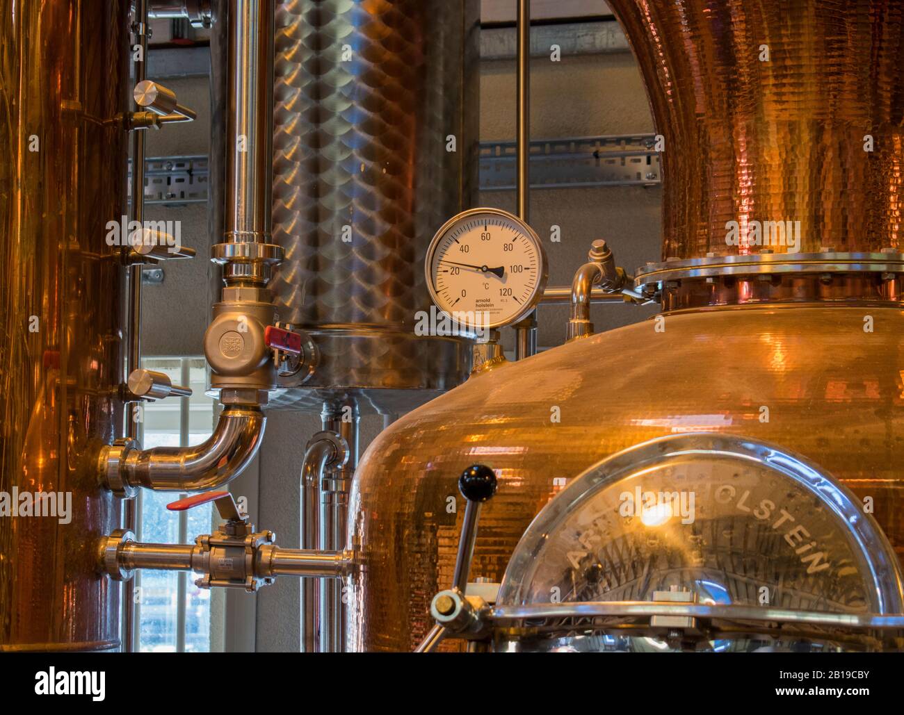 Copper Pot Still and other Equipment used in the process of making