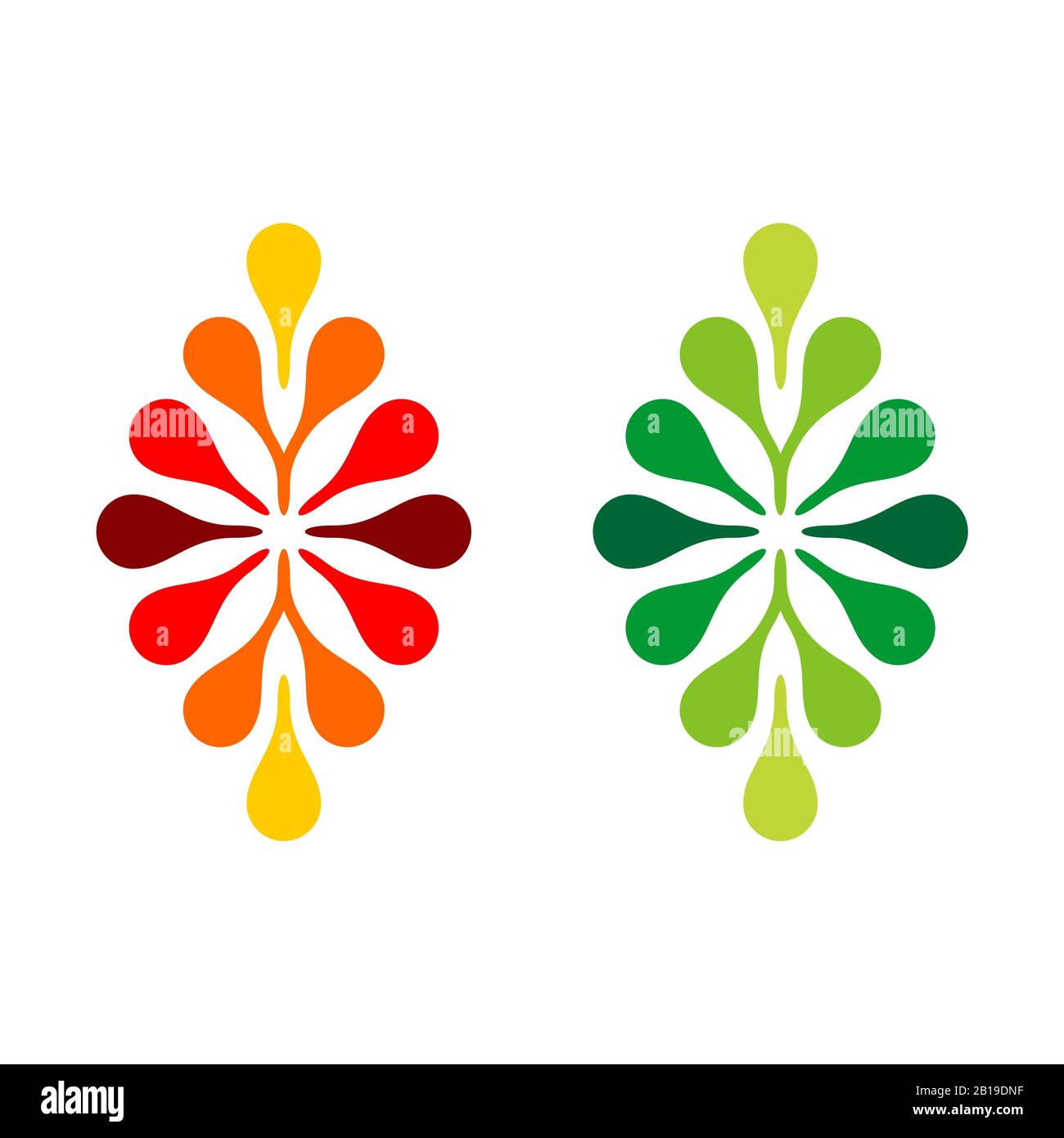 Abstract Flower Vector Logo Template Illustration Design. Vector EPS 10 ...