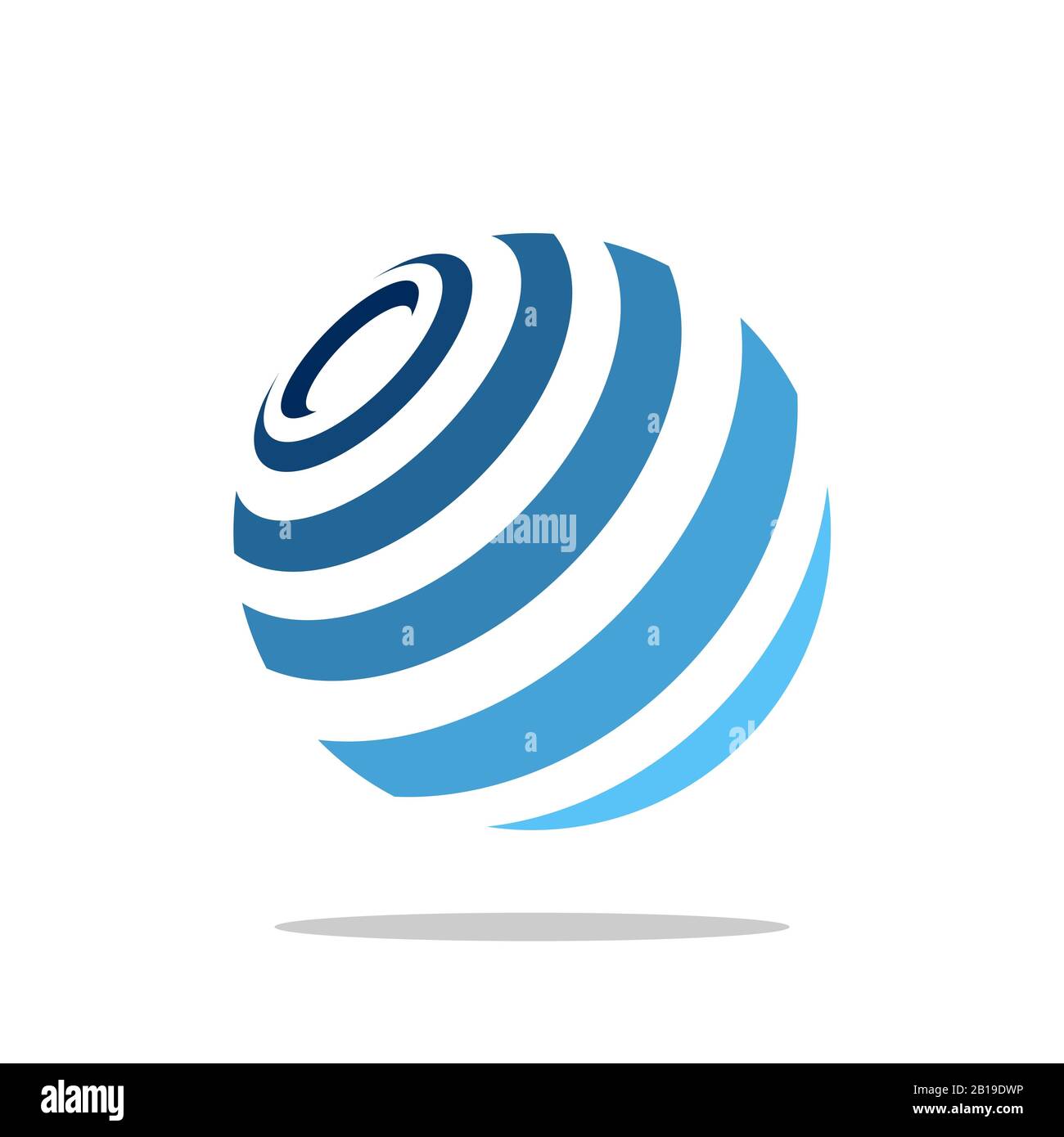 Globe Logo Template for Communication Business Illustration Design. Vector  EPS 10 Stock Photo - Alamy, image size:1300x1390