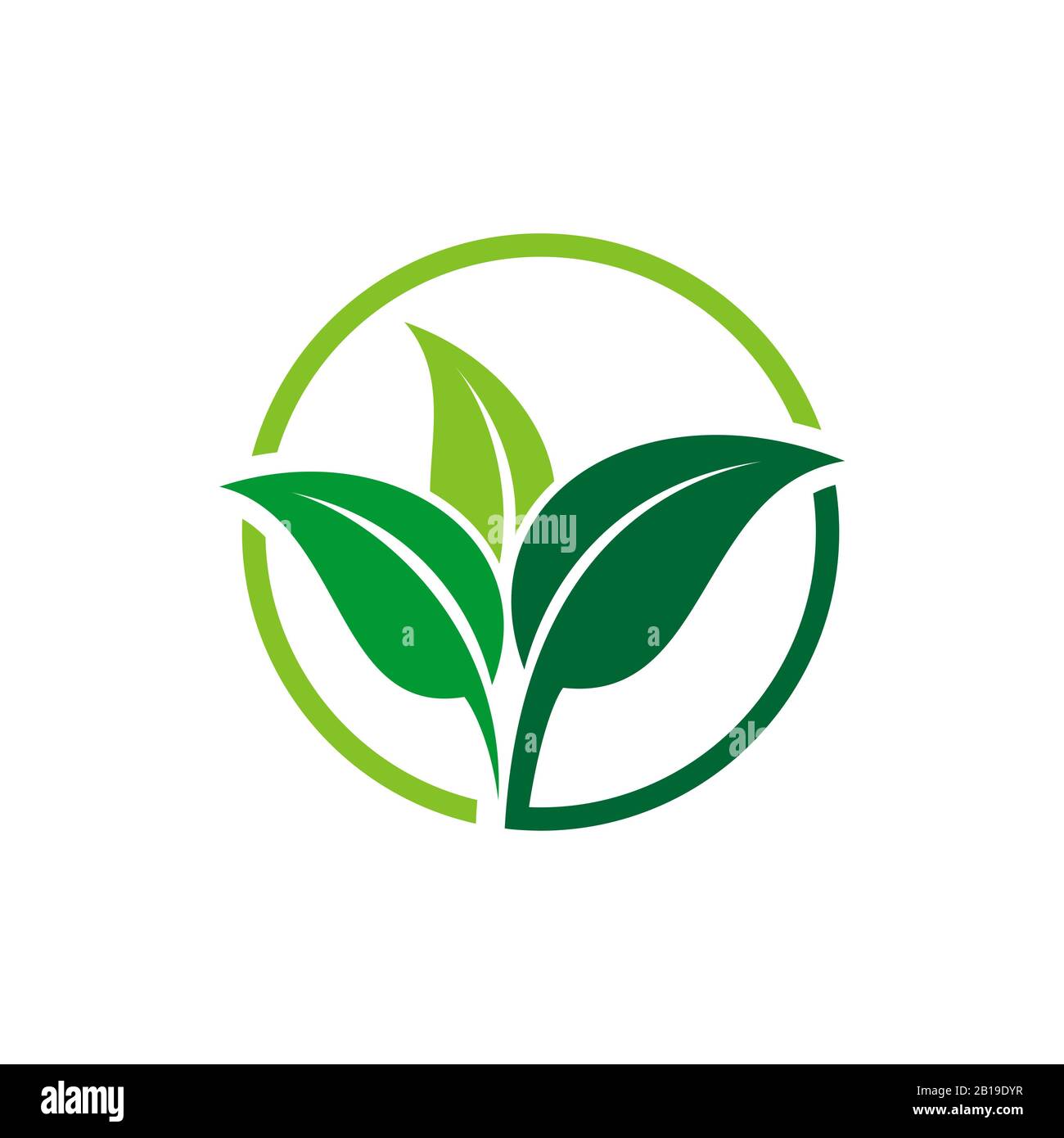 Green Leaf Ecology Logo Template Illustration Design. Vector EPS 10 ...
