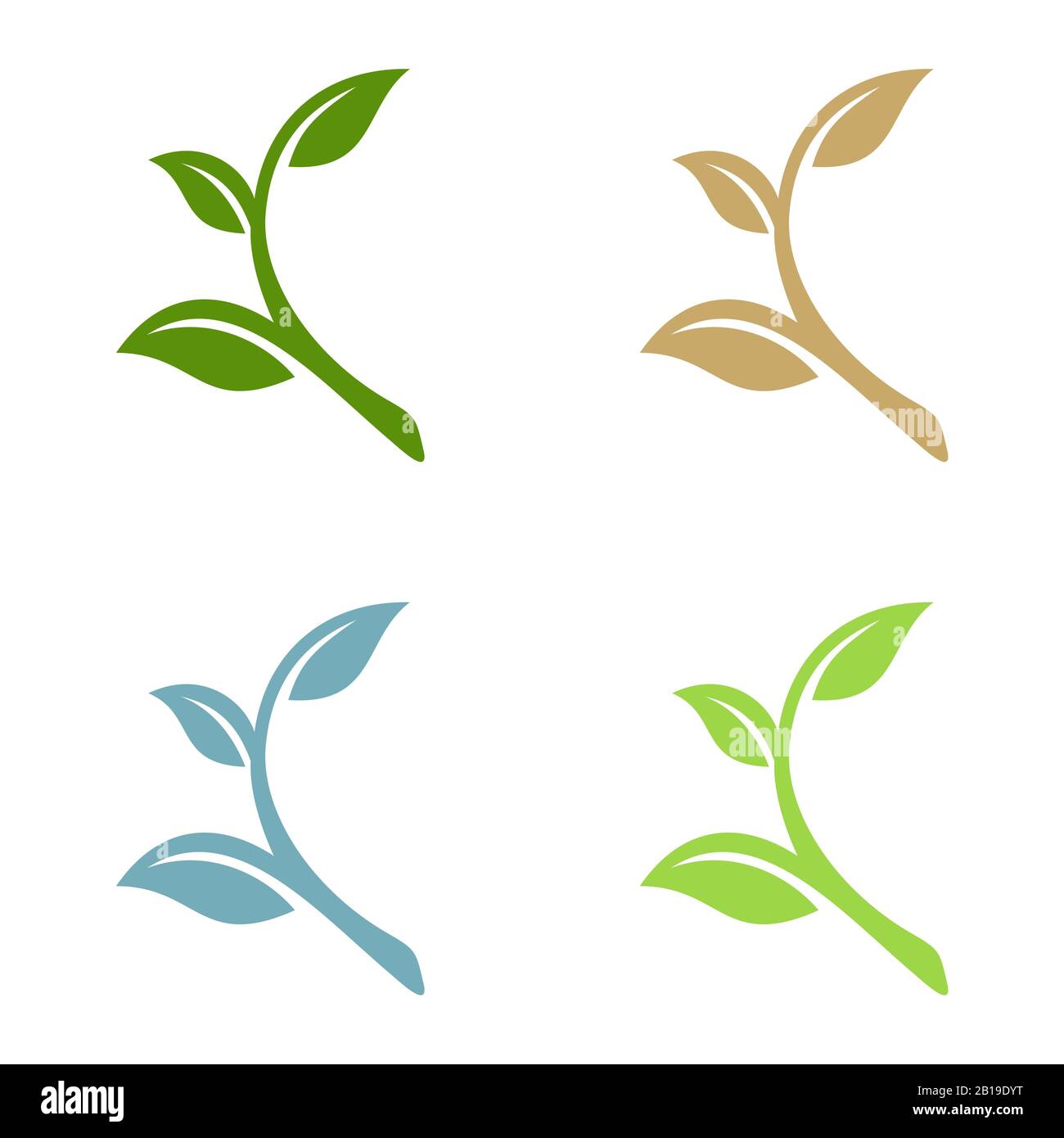 Green Leaf Ecology Logo Template Illustration Design. Vector EPS 10 ...