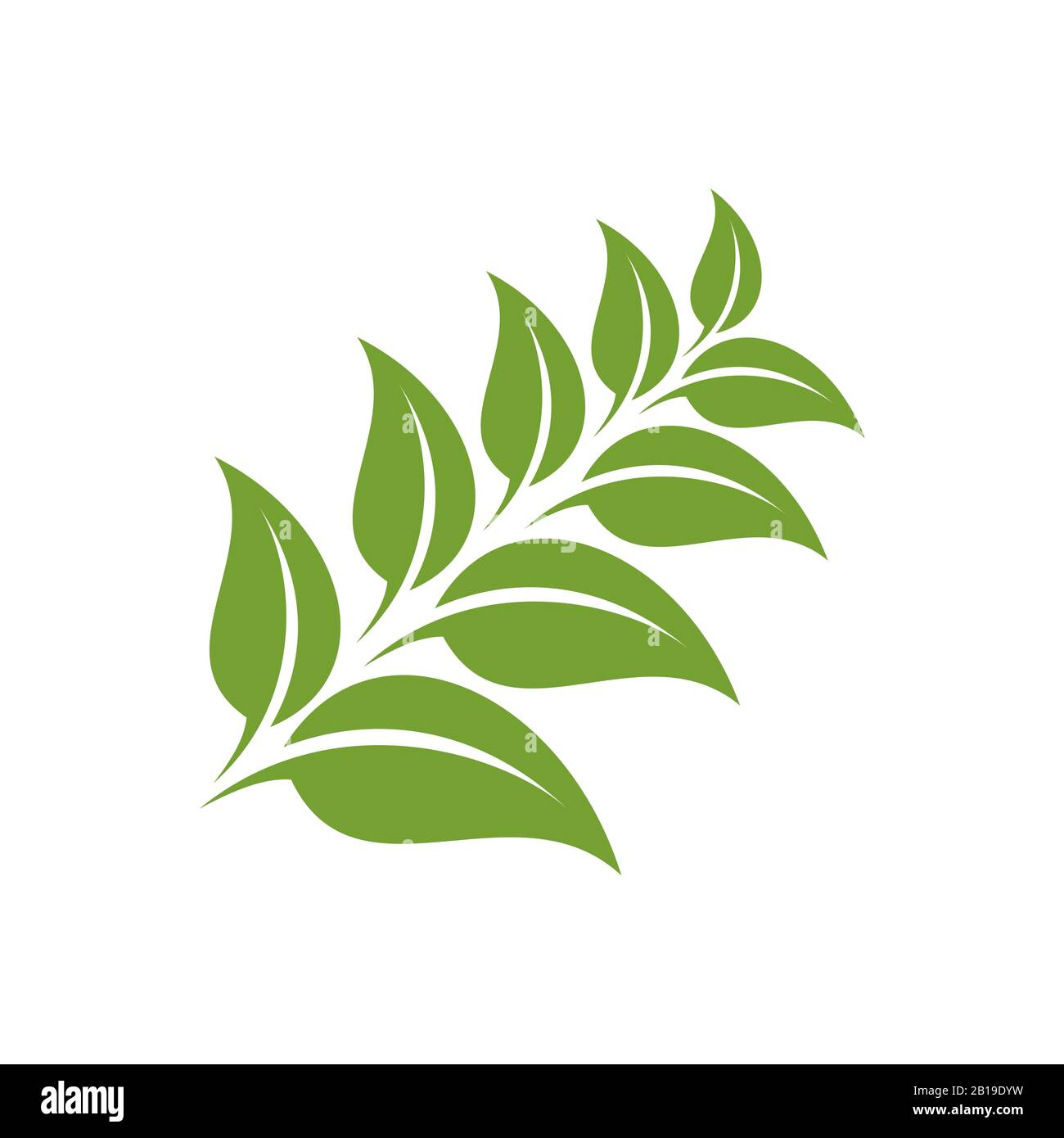 Green Leaf Ecology Logo Template Illustration Design. Vector EPS 10 ...