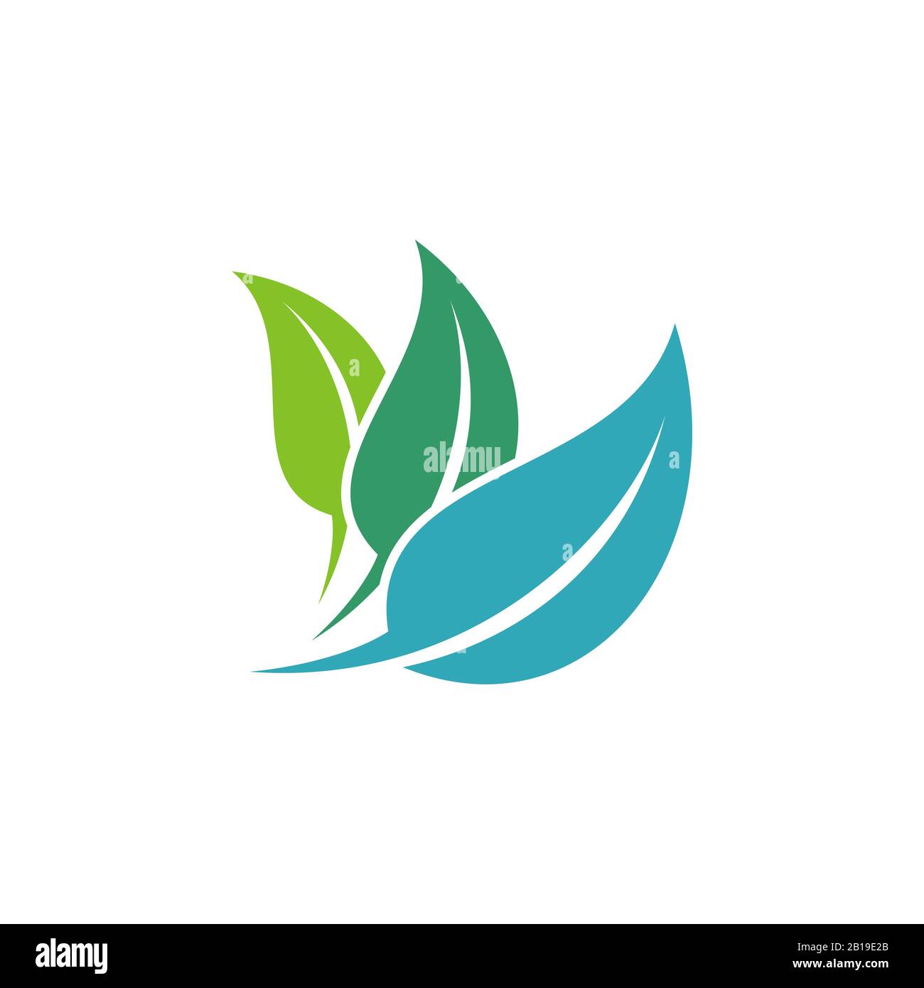 Green Leaf Ecology Logo Template Illustration Design. Vector EPS 10 ...