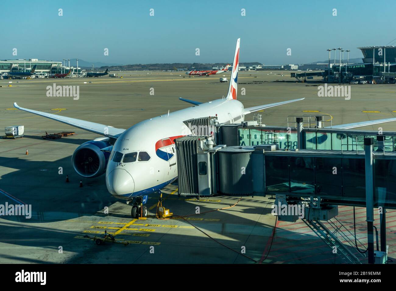 British Airways Boeing 787 at Incheon International Airport, Seoul
