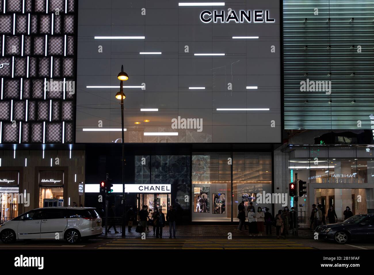 facade of the Chanel store in Paris Stock Photo - Alamy