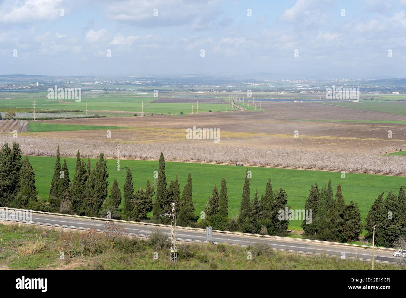 Jezreel Valley, Israel Stock Photo