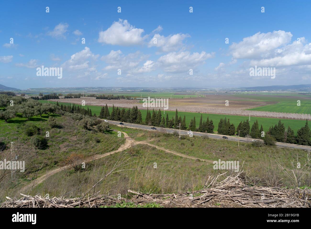 Jezreel Valley, Israel Stock Photo