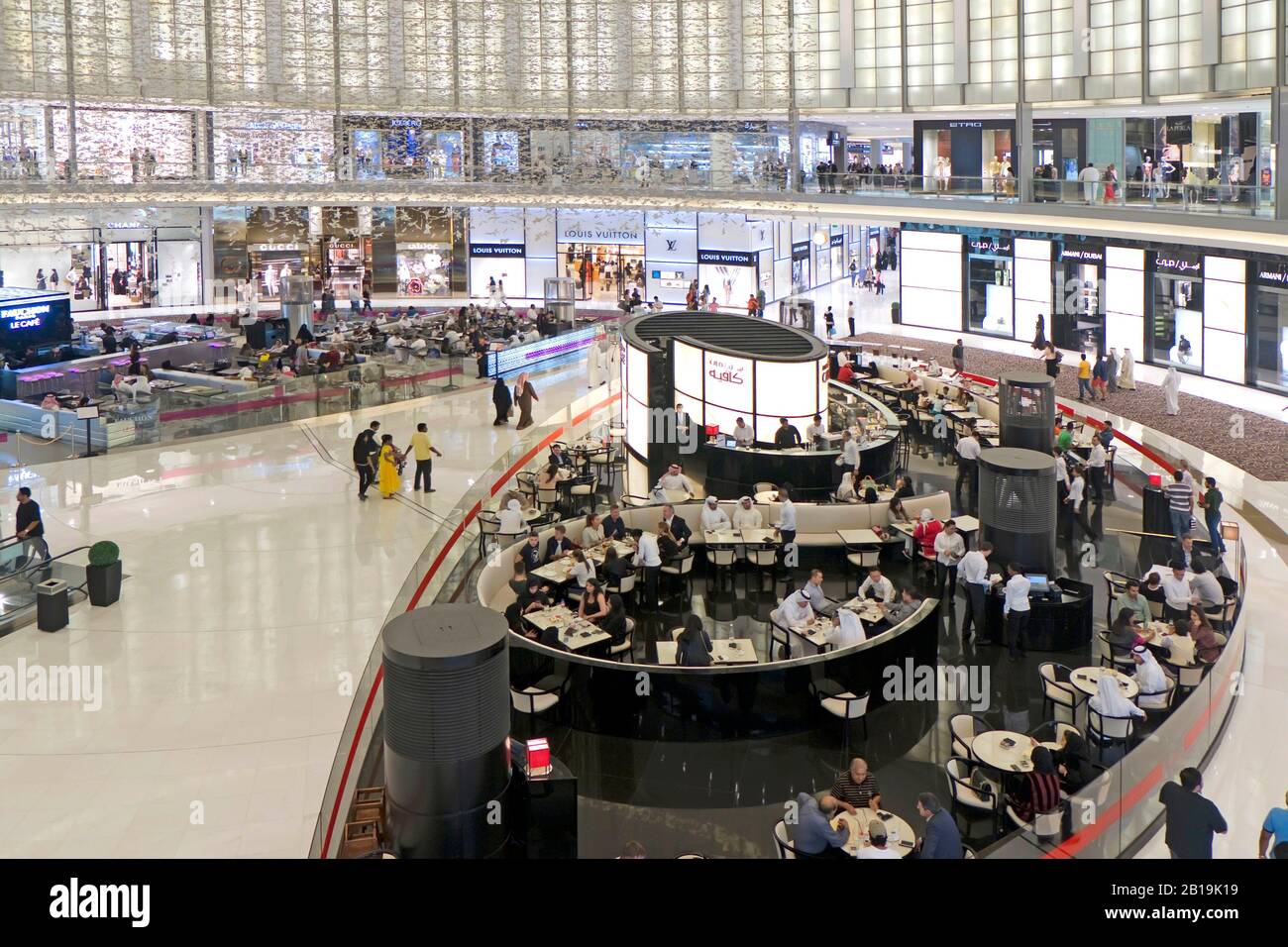 Armani Café in Dubai Mall shopping centre, Dubai, United Arab Emirates,  Middle East, Asia Photo © Fabio Mazzarella/Sintesi/Alamy Stock Photo Stock  Photo - Alamy