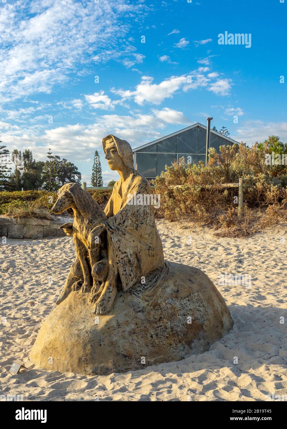 Sculpture At Bathers Beach 2020 outdoor exhibition Come Sit Down by Russell Sheridan sculptor