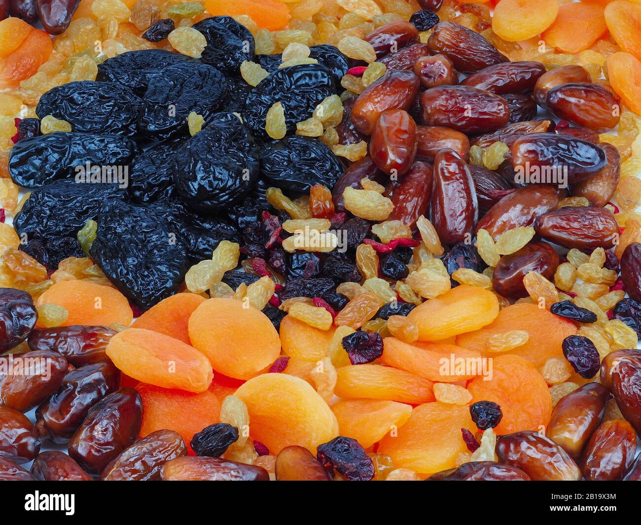 Mixed dried fruit Stock Photo Alamy