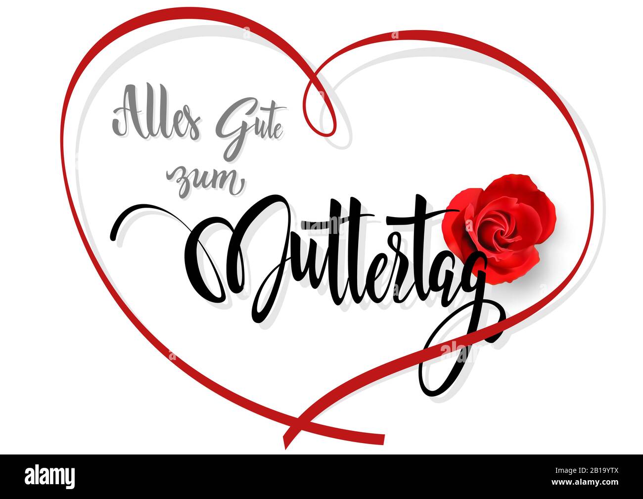 Happy mothers day german Stock Vector Images Alamy