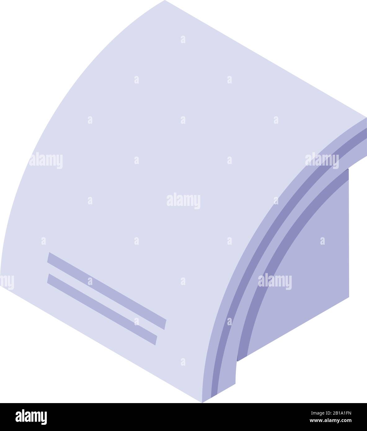 Dryer machine icon, isometric style Stock Vector