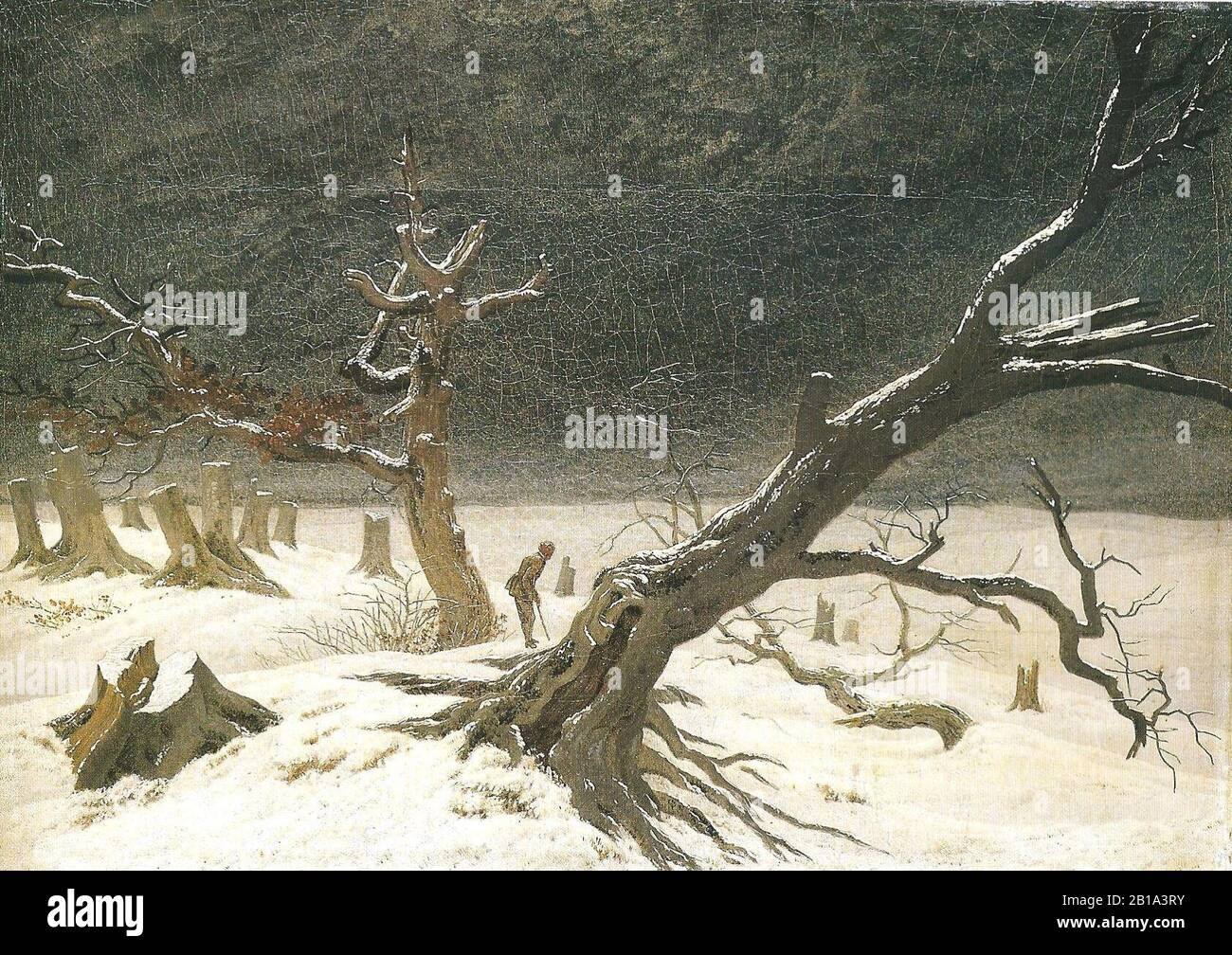 Caspar David Friedrich - Winterlandschaft I Stock Photo - Alamy