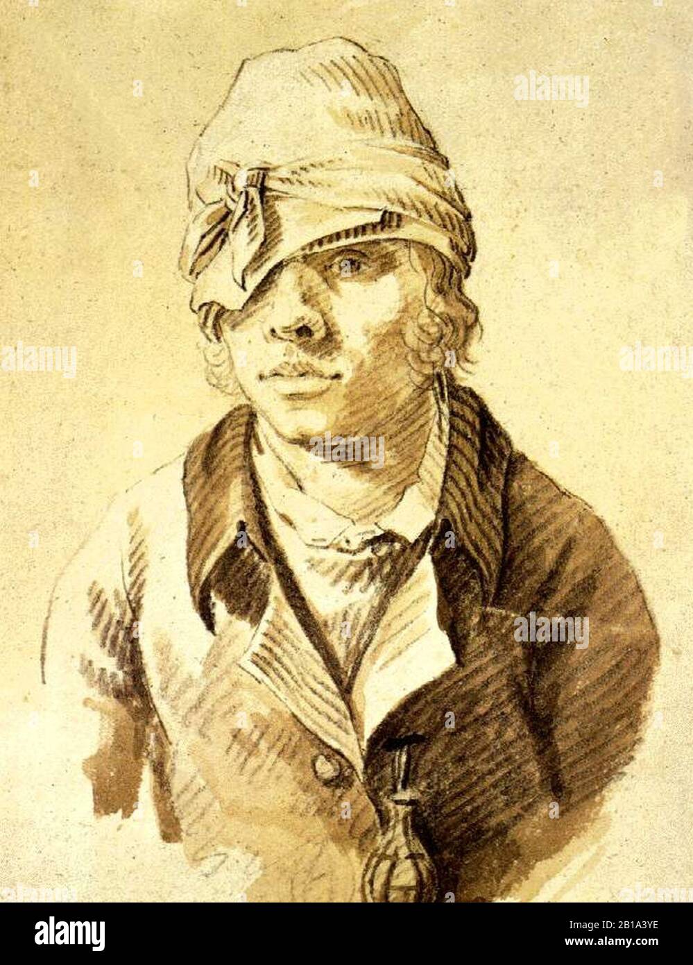 Caspar David Friedrich autoretrato Stock Photo Alamy