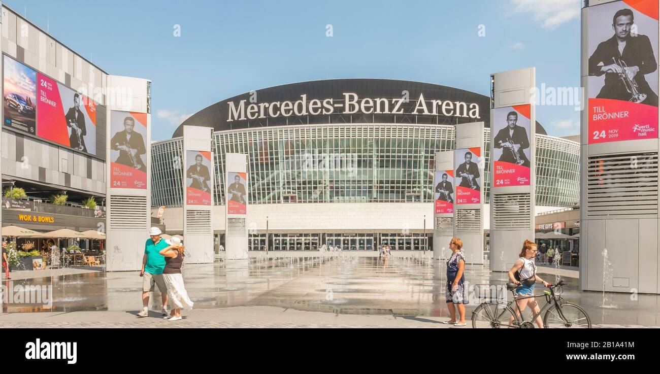 mercedes-benz-arena Stock Photo