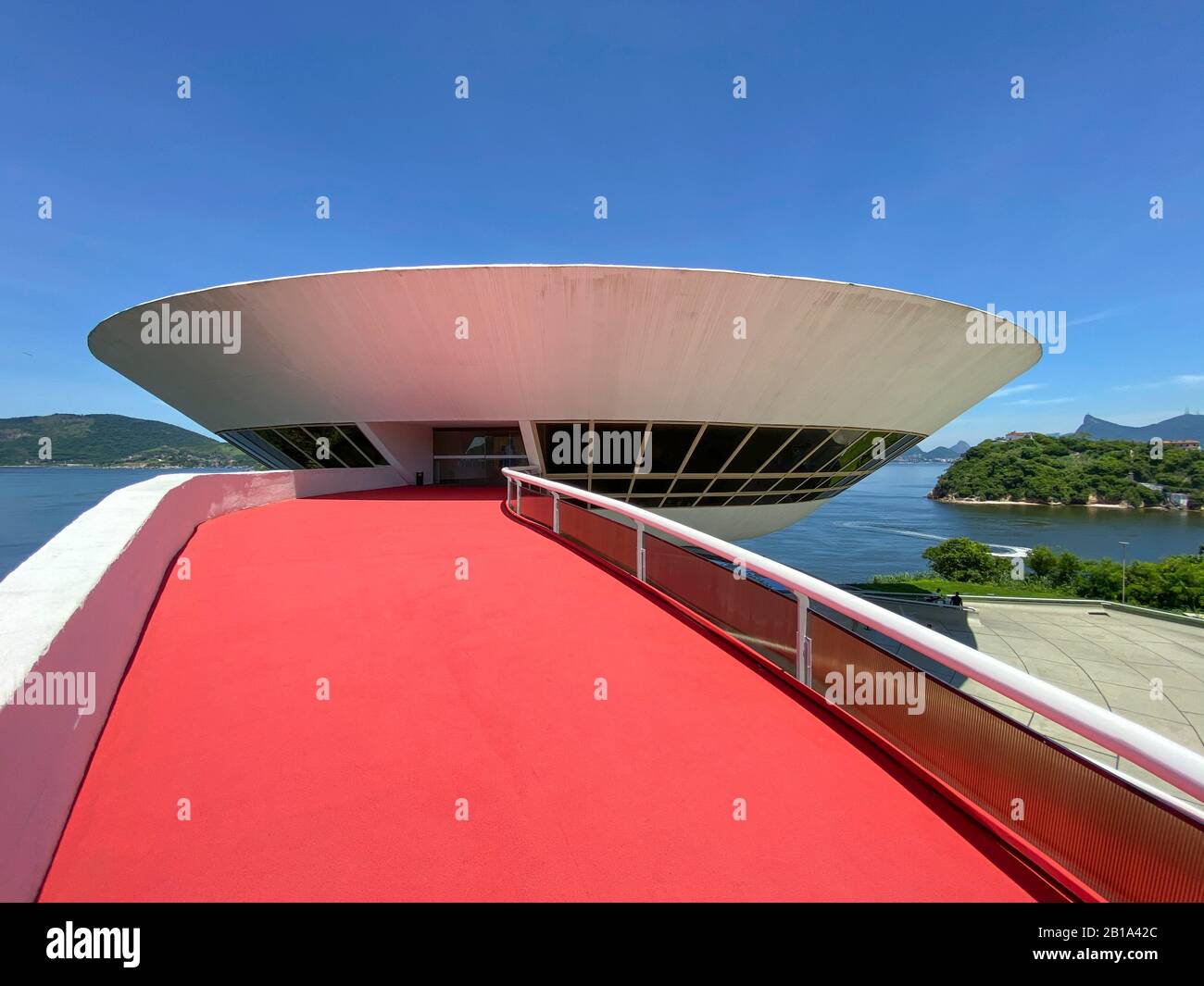 NITEROI CONTEMPORARY ART MUSEUM,RIO Stock Photo