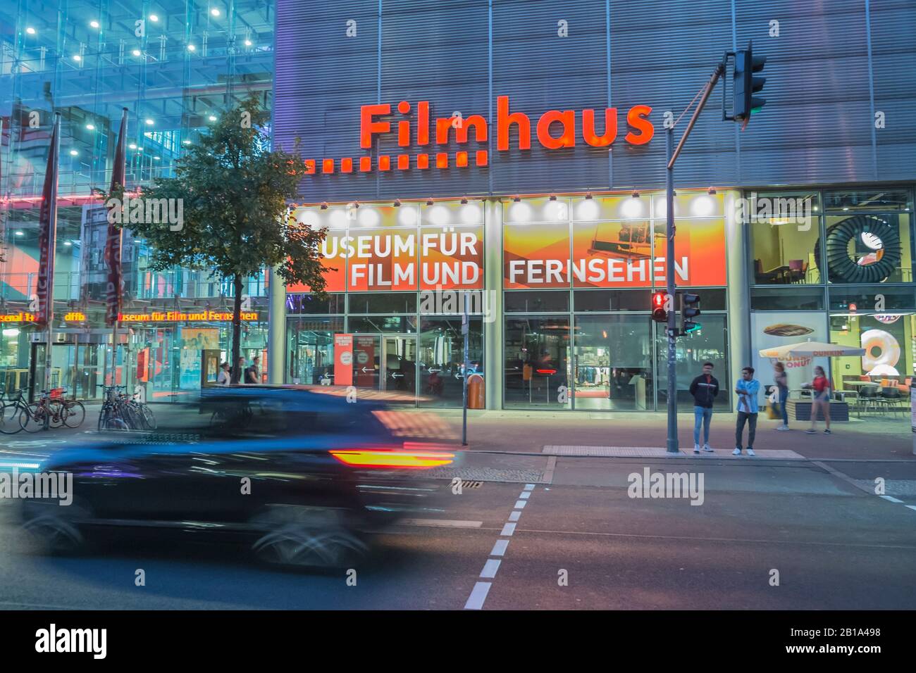 berlin film museum, filmhaus, museum fuer film und fernsehen Stock Photo