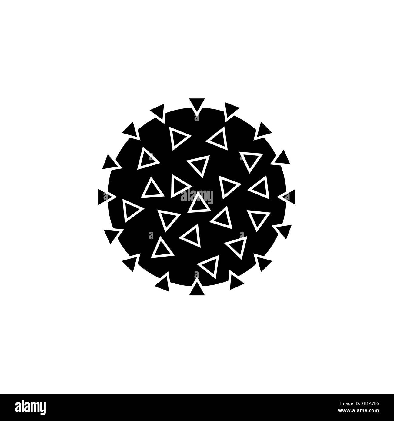 Coronavirus vector icon. Bacterium sign. Virus symbol Stock Vector ...
