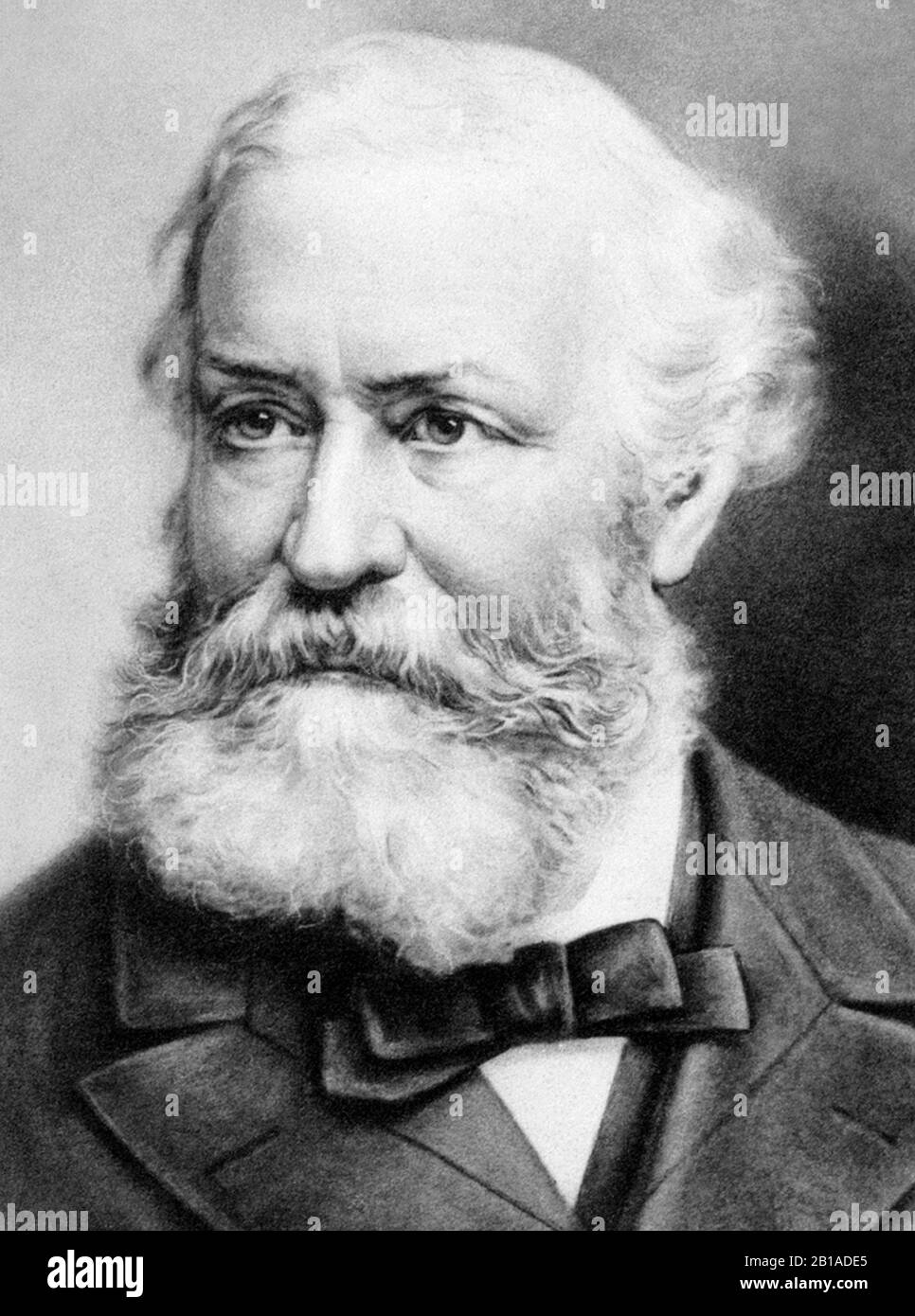 Vintage portrait of French composer Charles Gounod (1818 – 1893). Detail from a print circa 1902 by W L Haskell. Stock Photo