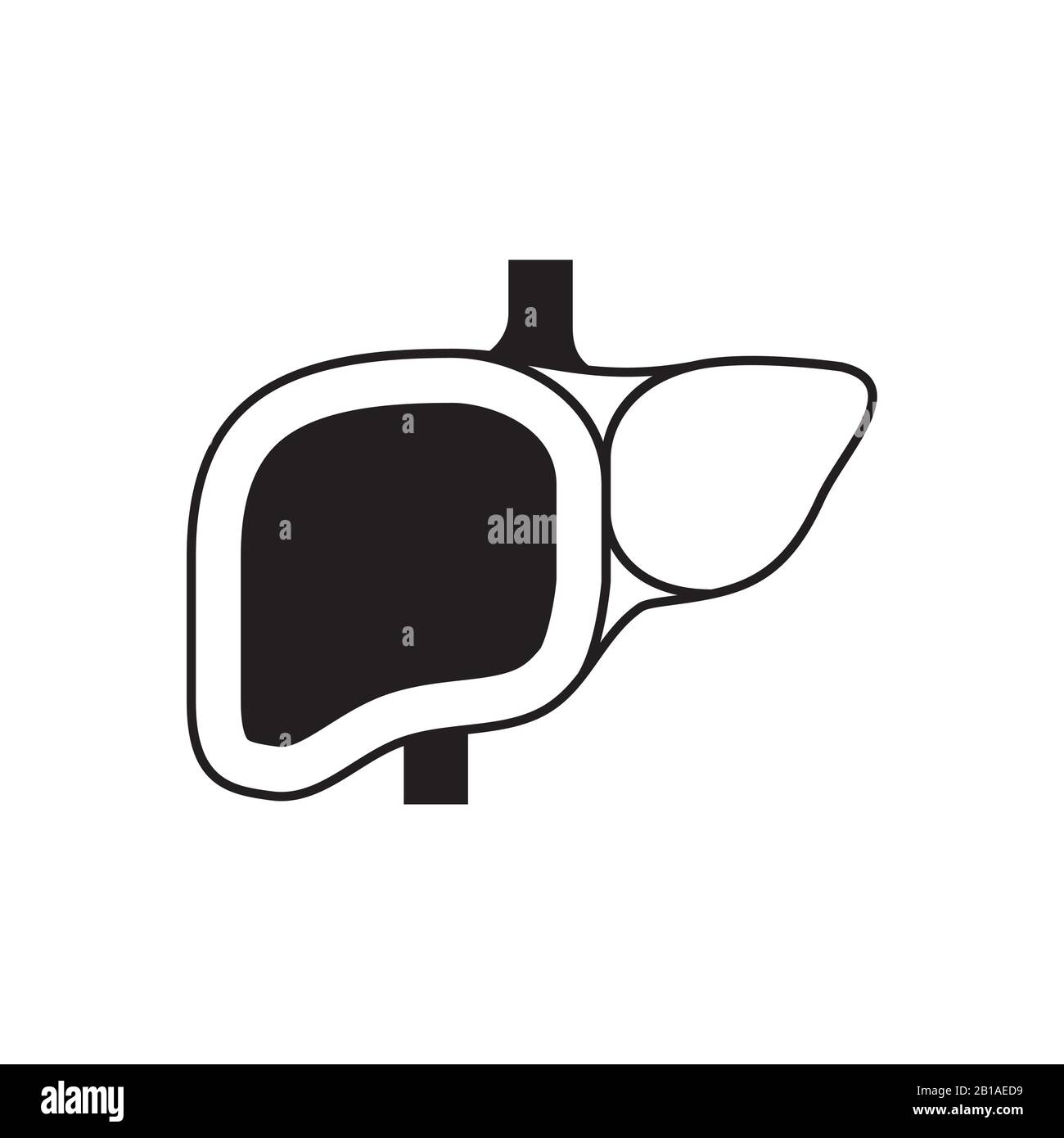 Isolated liver icon vector design Stock Vector Image & Art - Alamy