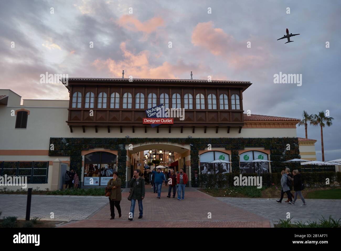 McArthurGlen Designer outlet. Málaga, Andalusia, Spain Stock Photo ...