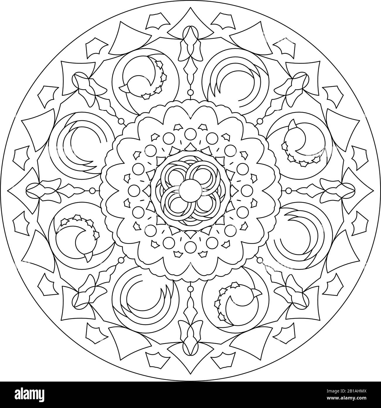Mandala Coloring Page Illustration Vector Art Therapy Decorative Element Anti Stress Coloring Page Stock Vector Image Art Alamy Mandala Coloring Page Illustration Vector Art Therapy Decorative Element Anti Stress Coloring Page Stock Vector Image Art Alamy
