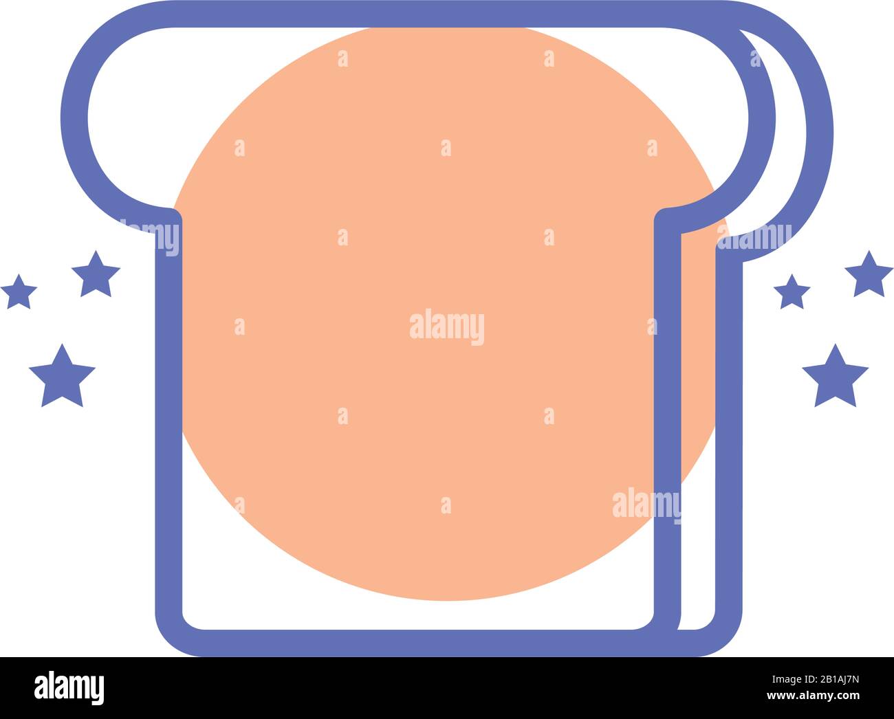 Food baked block bread Cut Out Stock Images & Pictures - Alamy