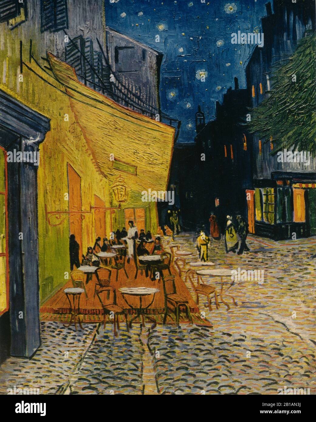 Sidewalk Cafe at Night 1888 painting by Vincent van Gogh