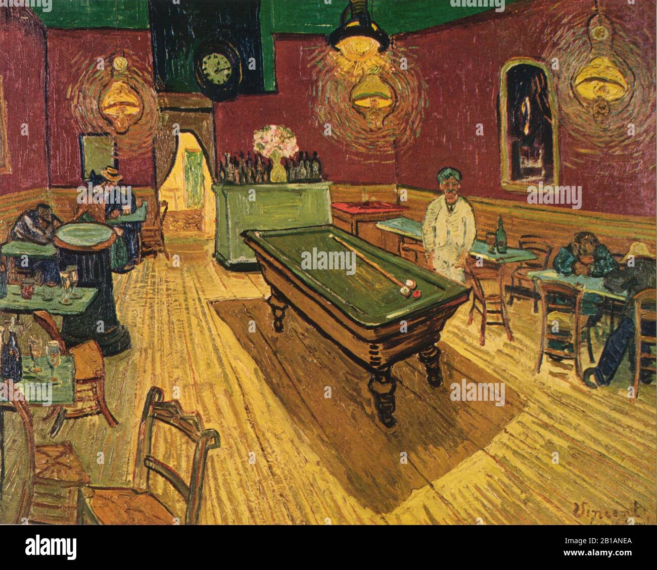 The Night Cafe, 1888 painting by Vincent van Gogh Very high resolution and quality image