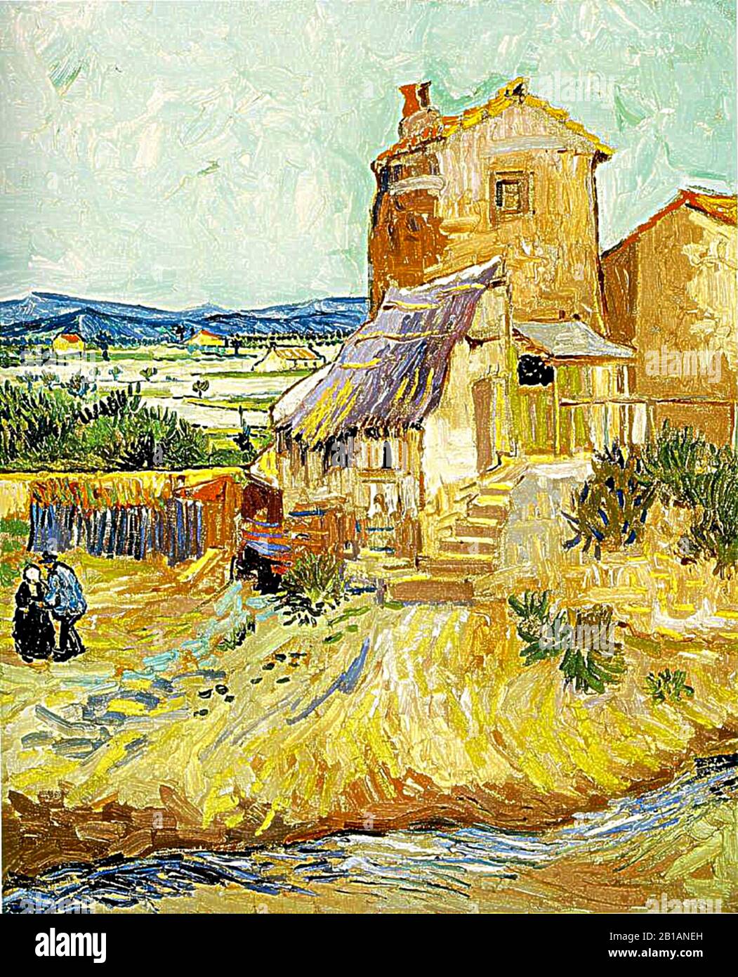 The Old Mill, 1888 - painting by Vincent van Gogh - Very high resolution and quality image Stock Photo